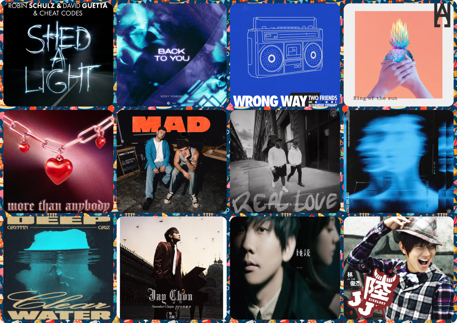 2025年度每月最爱歌曲 每月最爱歌曲